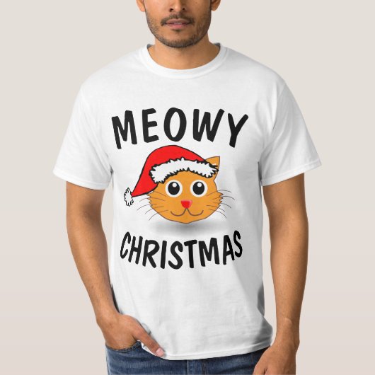 ミオウィクリスマスキャットTシャツ Tシャツ (正面)