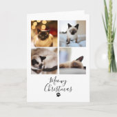 ミオウィクリスマスペット猫クリスマスカード シーズンカード (正面)