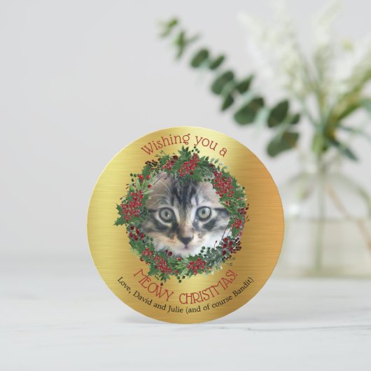 ミオウィクリスマス ||お使いのCatフォトカード (スタンド正面)