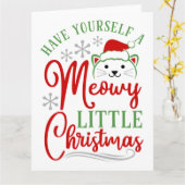 ミオウィリトルクリスマス カード (黄色い花)