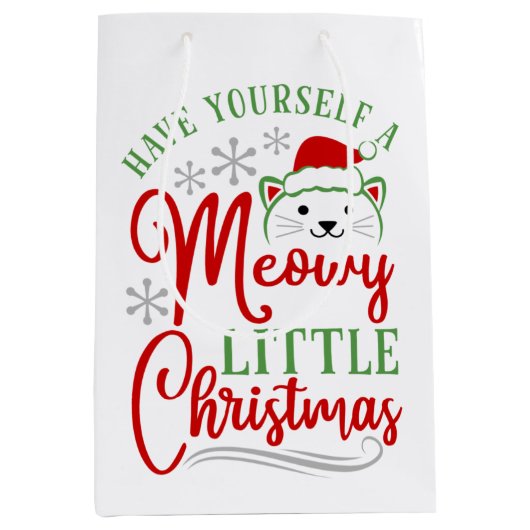 ミオウィリトルクリスマス ミディアムペーパーバッグ (正面)