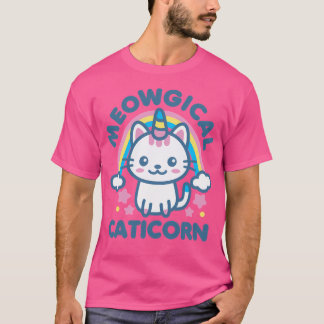 ミオウギカルカテコーンかわいい Tシャツ