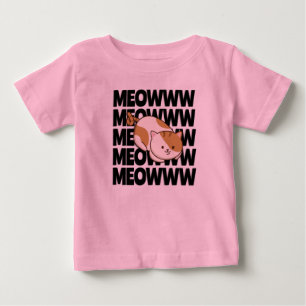 ミオキャットベビー素晴らしジャージーTシャツ ベビーTシャツ
