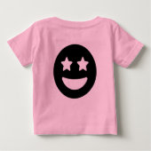 ミオキャットベビー素晴らしジャージーTシャツ ベビーTシャツ (裏面)