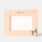 ミオキャット顔 レーザー彫刻フレーム (正面)