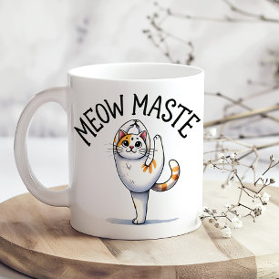"ミオマステ"おもしろい猫好き コーヒーマグカップ