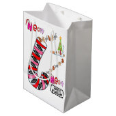 ミオメリークリスマス抱き枕小妖精や小人 ミディアムペーパーバッグ (正面アングル)