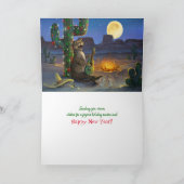 ミオユニークウィクリスマスおもしろいキャットホリデーカード シーズンカード (内部)