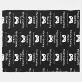 ミカのゲーム用毛布 フリースブランケット (正面(横))