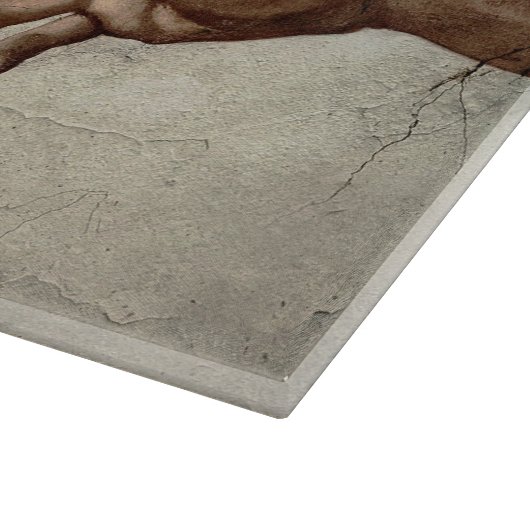 ミカエランジェロ手創造アダム神 カッティングボード (角)