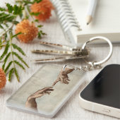 ミカエランジェロ手創造アダム神 キーホルダー (正面右)