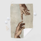ミカエランジェロ手創造アダム神 ゴルフタオル (インサイチュ)