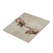 ミカエランジェロ手創造アダム神 タイル (側面)