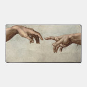 ミカエランジェロ手創造アダム神 デスクマット (正面)