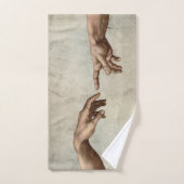 ミカエランジェロ手創造アダム神 バスタオルセット