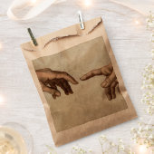 ミカエランジェロ手創造アダム神 フェイバーバッグ (クリップ留めされた状態)