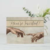 ミカエランジェロ手創造アダム神 招待状 (スタンド正面)