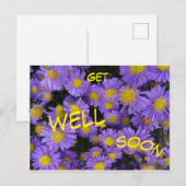 ミカエルマス・デイジー顧客。早く回復してねのポストカード ポストカード (正面/裏面)