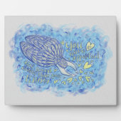 ミカエル大天使のサポートと愛のプレート フォトプラーク (正面)