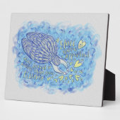 ミカエル大天使のサポートと愛のプレート フォトプラーク (側面)