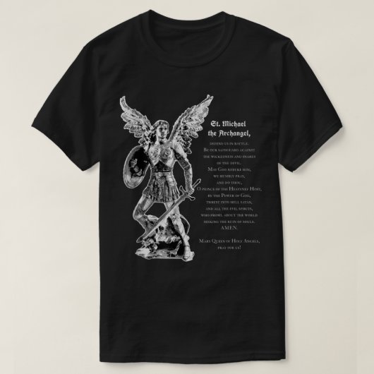 ミカエル・ザ・アーチャンエル・ティ・クリスチャン Tシャツ (デザイン正面)