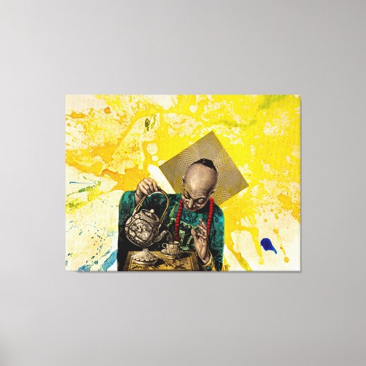 ミカエル・モファの茶人 キャンバスプリント (正面)