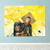 ミカエル・モファの茶人 キャンバスプリント (インサイチュ (ウッドフロア))