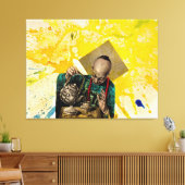 ミカエル・モファの茶人 キャンバスプリント (インサイチュ (リビング))