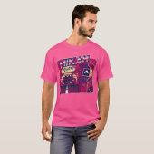ミカハ 80年代 90年代 レトロ ゲーマー オリジナルTシャツ Tシャツ (正面フル)