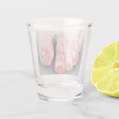 ミカヤの足の指 ショットグラス (裏面)