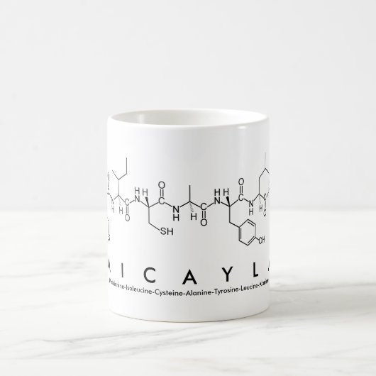 ミカヤペプチド名mag コーヒーマグカップ (中央)