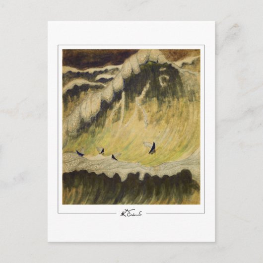 ミカロージャス・コンスタンティナス・シウリ素晴らしオニス#123 - A... ポストカード (正面)