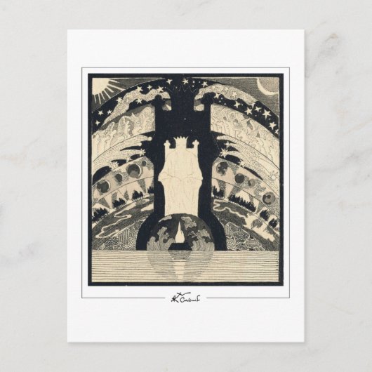 ミカロージャス・コンスタンティナス・シウリ素晴らしオニス#187 - A... ポストカード (正面)