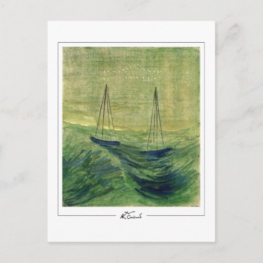 ミカロージャス・コンスタンティナス・シウリ素晴らしオニス#219 - A... ポストカード (正面)