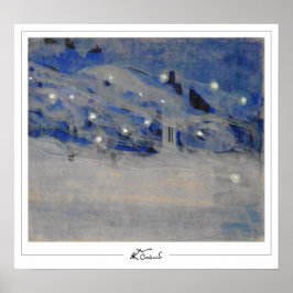 ミカロージャス・コンスタンティナス・シウルライオニスZeding Art Post... ポスター