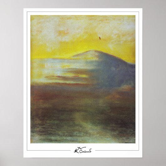 ミカロージャス・コンスタンティナス・シウルライオニスZeding Art Post... ポスター (正面)