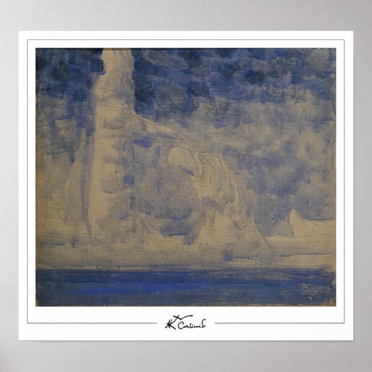 ミカロージャス・コンスタンティナス・シウルライオニスZeding Art Post... ポスター (正面)