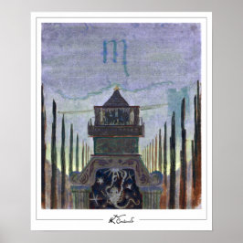 ミカロージャス・コンスタンティナス・シウルライオニスZeding Art Post... ポスター