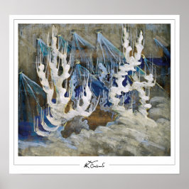 ミカロージャス・コンスタンティナス・シウルライオニスZeding Art Post... ポスター