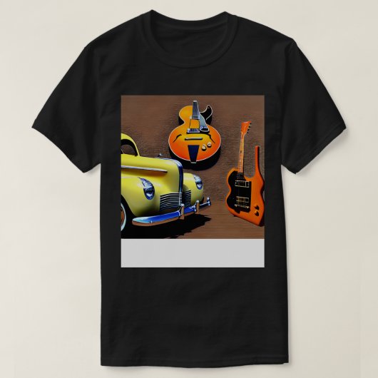 ミカンとレモン抽象芸術のイメージAn Tシャツ (デザイン正面)