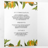 ミカンのオレンジオーチャードオールインワン結婚ズ 三つ折り招待状 (内部最初)