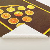 「ミカンの三角形」かわいい写真。買今 シェルパブランケット (3/4)