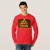 「ミカンの三角形」かわいい写真。買今 Tシャツ (正面フル)