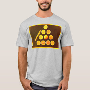 「ミカンの三角形」かわいい写真。買今 Tシャツ