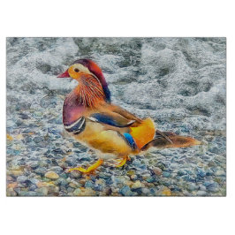 ミカンカラフルダリンダックアットザレイク カッティングボード