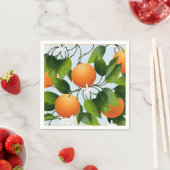 ミカンシトラスフルーツカクテルパーティー スタンダードカクテルナプキン (インサイチュ)