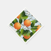 ミカンシトラスフルーツカクテルパーティー スタンダードカクテルナプキン (角)