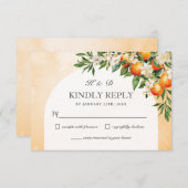 ミカンシトラスフルーツグリーンリー結婚果樹園 出欠カード (正面/裏面)