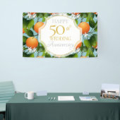 ミカンシトラスフルーツフローラ記念日パーティー 横断幕 (トレードショー)