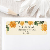 ミカンシトラスフルーツ差出人住所ラベル ラベル (インサイチュ)